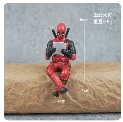 6 Types Deadpool 8cm Action Figures